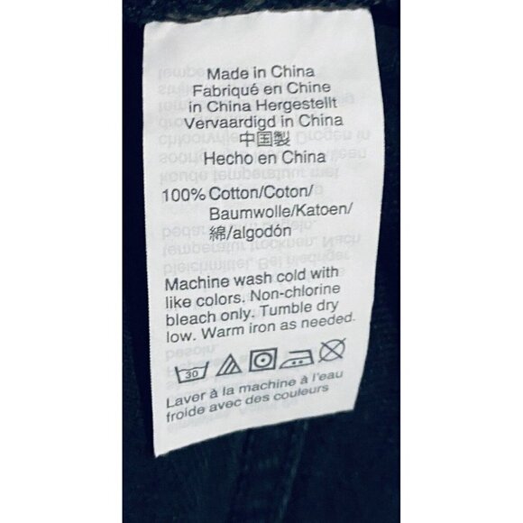 Madewell Skirt Womens 30 Rigid Denim A Line Button Fly Black Mini Boho - Picture 9 of 10